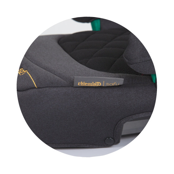 Chipolino safy zitverhoger i-size 125-150 cm isofix macadamia bruin