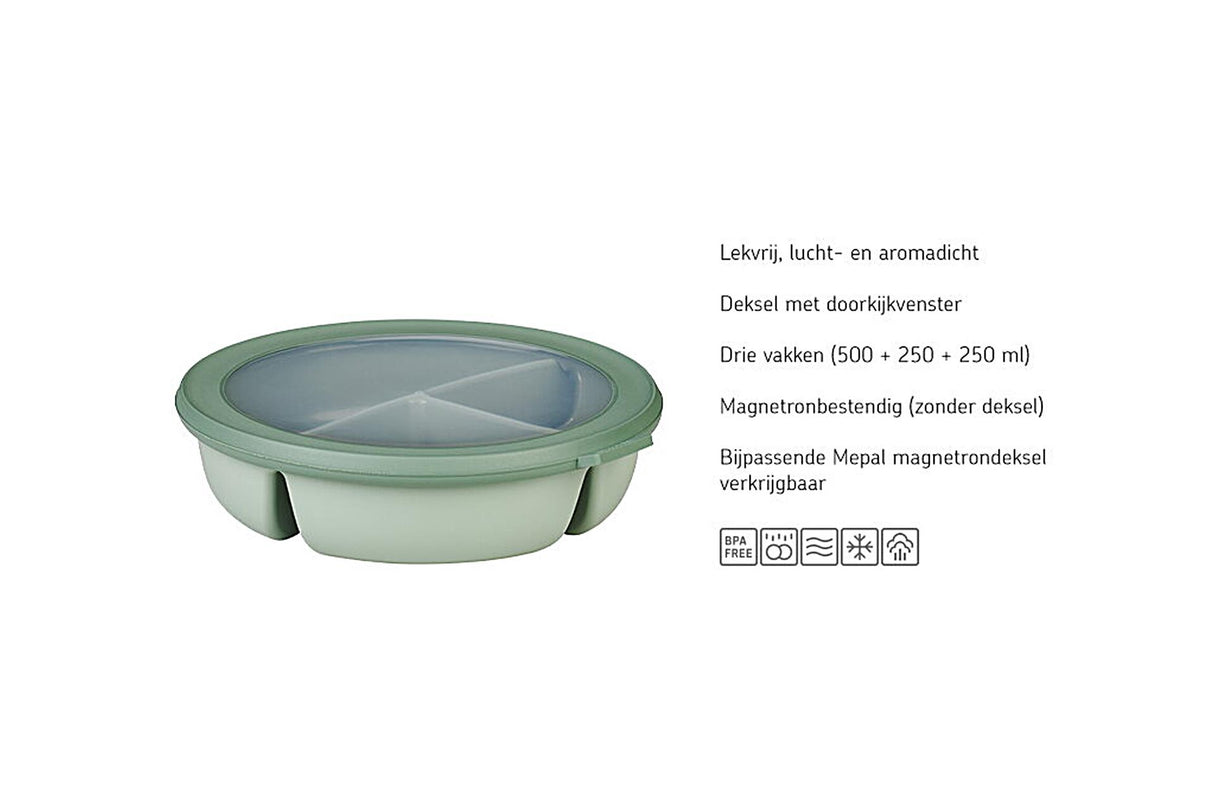 Mepal bento bowl cirqula nordic white