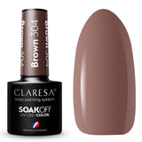 Claresa uv led gellak 5ml brown 304 take me to the river