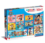 Clementoni puzzels paw patrol, 10in1