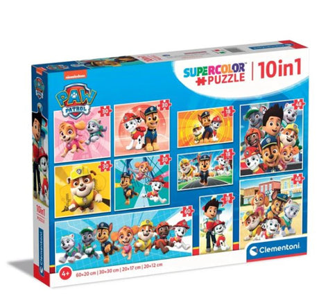 Clementoni puzzels paw patrol, 10in1