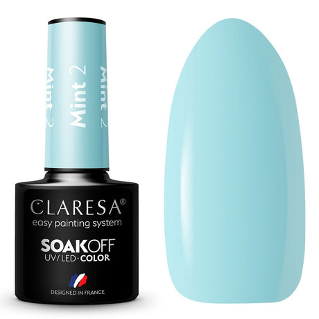 Claresa uv led gellak 5ml mint 2
