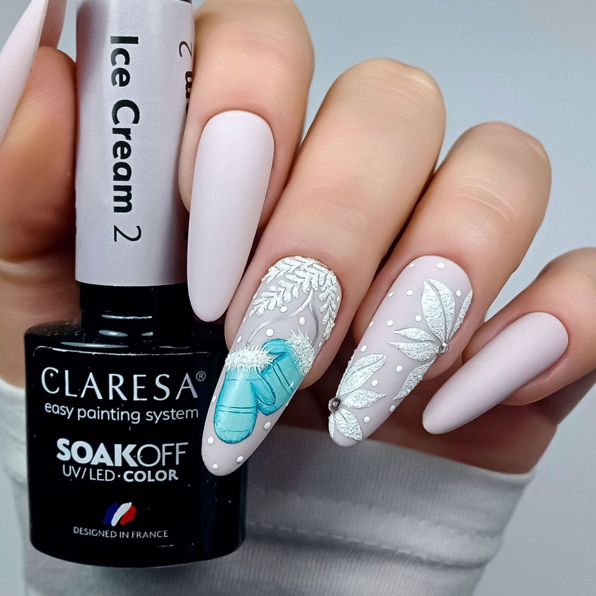 Claresa uv led gellak 5ml ice cream 2