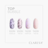 Claresa top coat bubble black mat no wipe 5ml