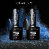 Claresa top coat no wipe glitter silver 5ml