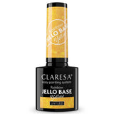 Claresa rainbow jello base coat yellow 5ml