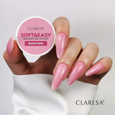 Claresa keratine soft easy builder gel blush pink 90gr.