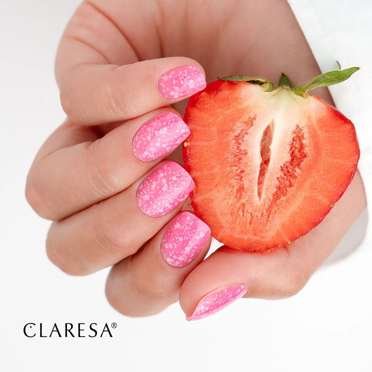 Claresa bubble jello base coat strawberry 5ml