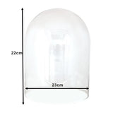 Clayre eef stolp 6gl3548 transparent 23x22 cm