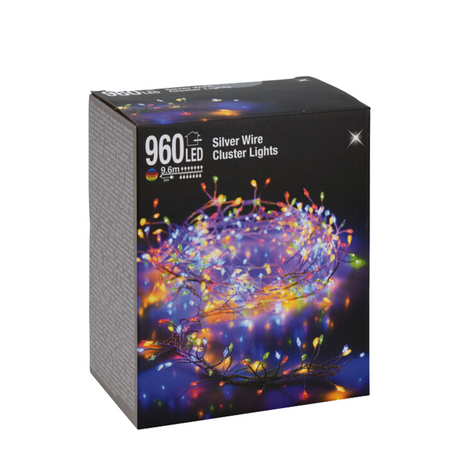 Clusterdraad led multicolor 960 leds 960cm