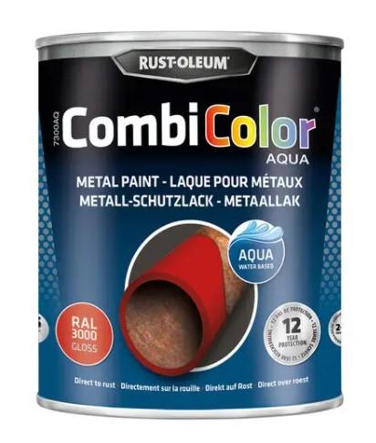 Rust-oleum combicolor aqua ral9005 satijn gitzwart 750ml