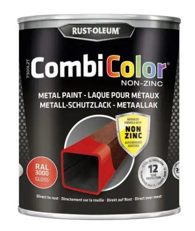 Rust-oleum combicolor non-zinc ral9005 satijn gitzwart 750ml