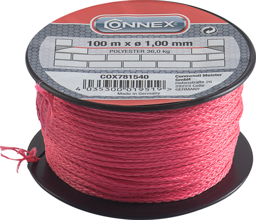 Connex metselkoord pes 1mm ro bobijn 100m - cox781540