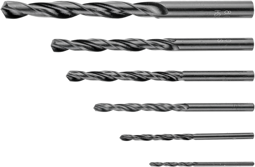 Connex set metaalboren 2-8mm 6dlg blauw - cox972226