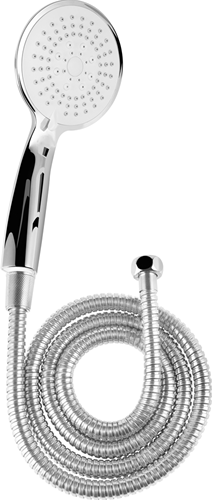 Cornat doucheset carballo 5s chroom-wit - sa330595