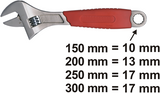 Connex engelse sleutel 250mm (10'') - cox550110