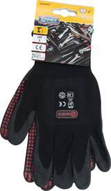 Connex handschoen nitril noppen gr08 - cox938278