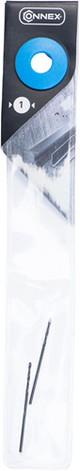 Connex metaalboor 1.0mm (34mm) (2st) blauw - cox970012