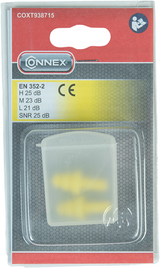 Connex oordoppen silikone 25db doosje 2st - coxt938715
