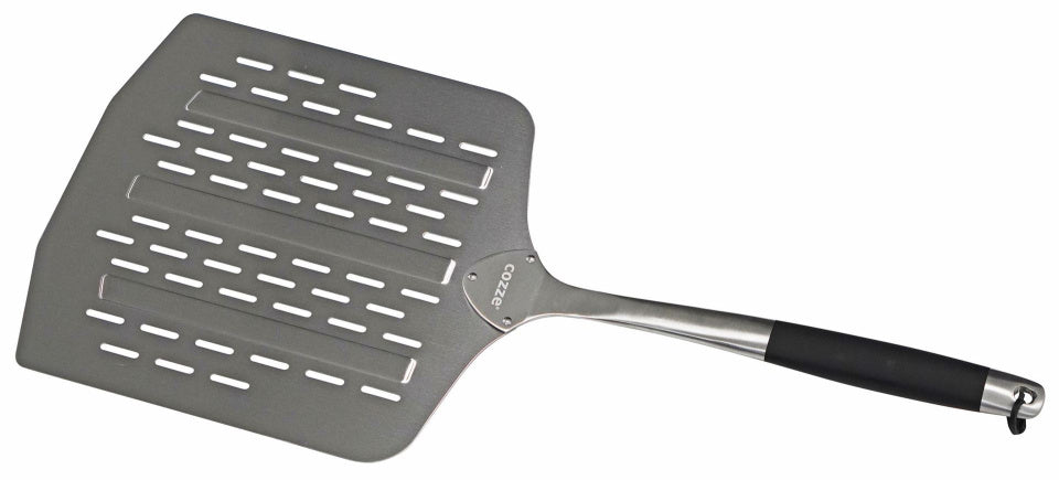 Cozze RVS Pizzaschep met ventilatiegaten 66 cm zilver