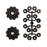 derailleurwieltjes 10 tanden 8S zwart 2 stuks