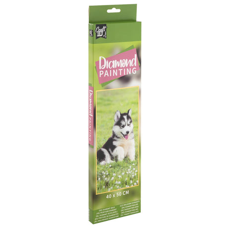Craft id diamond painting, 40x50cm, dog