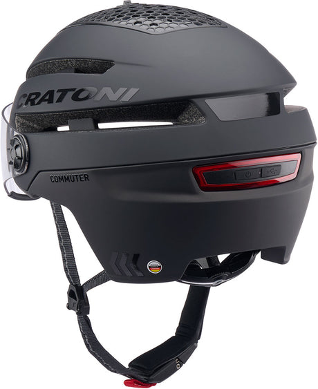 Cratoni helm commuter black matt m-l