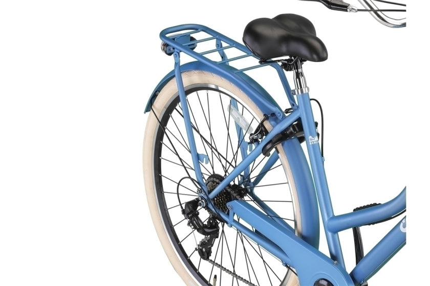 Crown berlin 28 inch 53 cm dames 7v v-brakes blauw