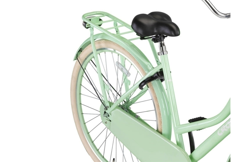 Crown holland 28 inch 53 cm dames terugtraprem mintgroen