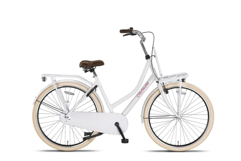 Crown holland 28 inch 53 cm dames terugtraprem wit