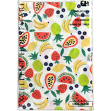 Excellent houseware tafelkleed flanel 130x180cm fruit