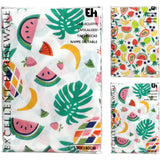 Excellent houseware tafelkleed flanel 130x180cm fruit