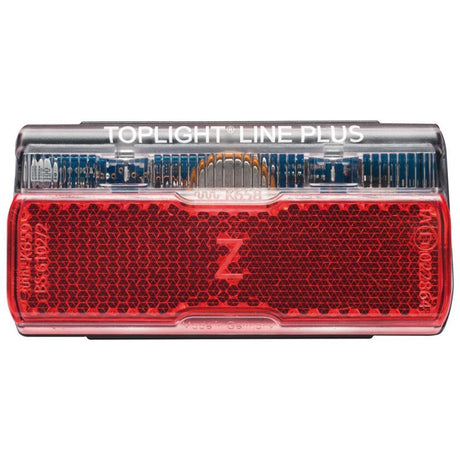 Busch muller busch müller dynamo-tail light toplight line plus (50mm) red clear