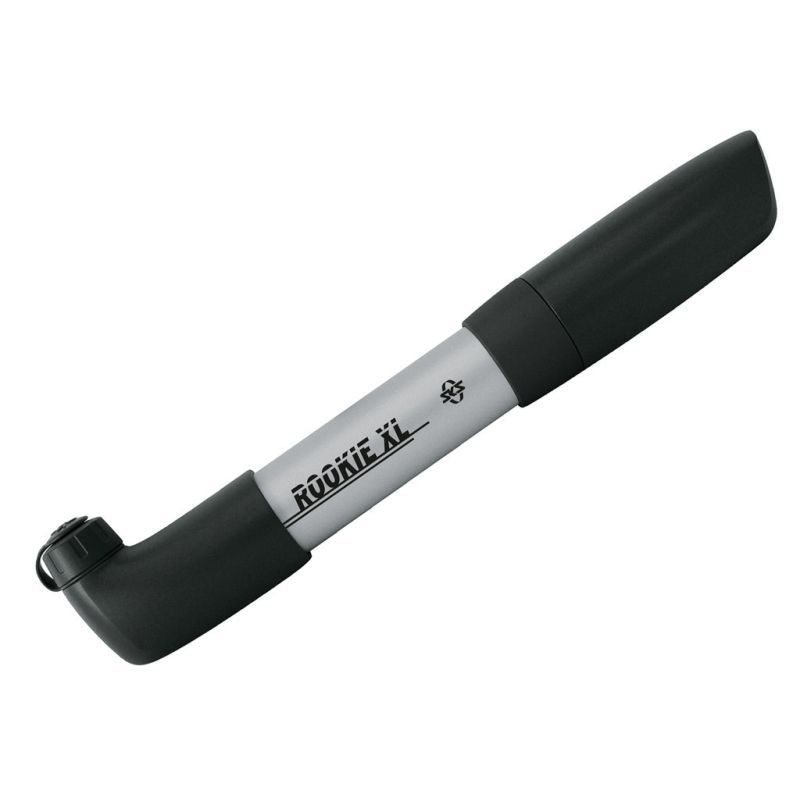 SKS Rookie XL zilver minipomp. incl 2 punts pomphouder. geschikt voor alle ventielen