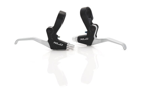 Xlc remgreep bl-v01 – voor v-brake – duimschakelaar – aluminium – zwart zilver - links