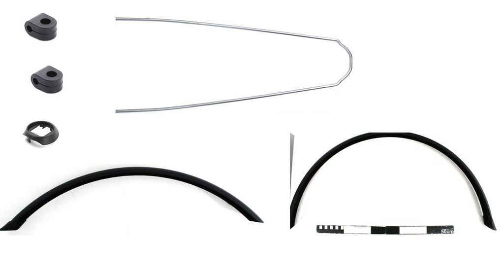 Koga f+r mudguard set e-f3