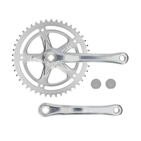Hzb kettingwiel crankset alu 46 tands 170 mm 1 8 - 3 32 zilver