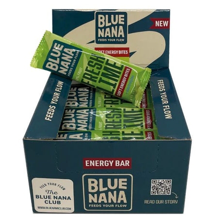 Blue nana energy bites fresh lime
