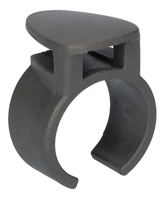 Hesling montageclip 20mm kunststof rand grijs werkplaats (100)