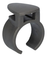 Hesling montageclip 20mm kunststof rand grijs werkplaats (100)