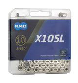 KMC X10SL Zilveren Super Light Fietsketting