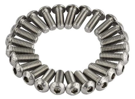 Wuerth anp bout m6x16 inbus rvs iso7380-1 a2-070 ds a 25
