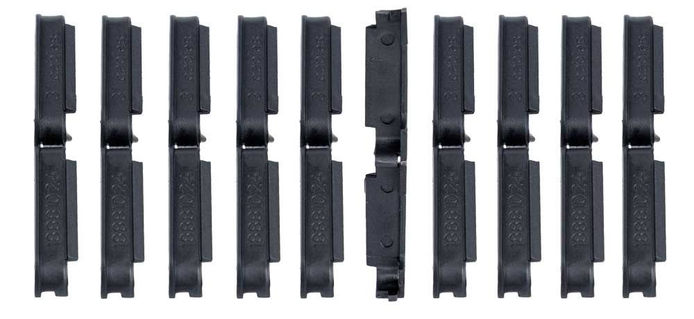 Unbranded anp framd afdekdop voor 3 kabels pvc zw ds a 10