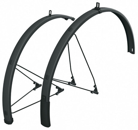 Sks spatbordset bluemels style 28 46mm zwart