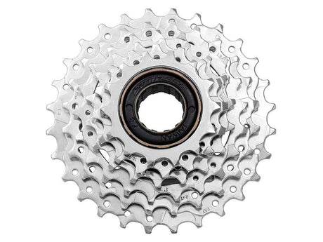 Sunrace freewheel 6 speed 14-28t zink in doosje