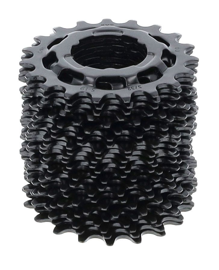 KMC tandwiel Shimano narrow 19T achter zwart (25st)