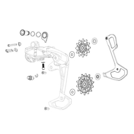 Sram derad gx eagle t axs accuclip