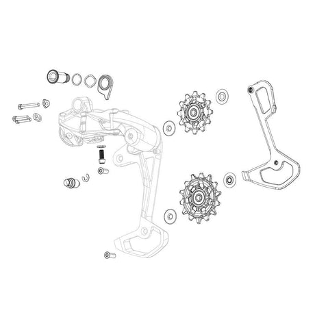Sram derad red axs e1 xplr bout kit zw
