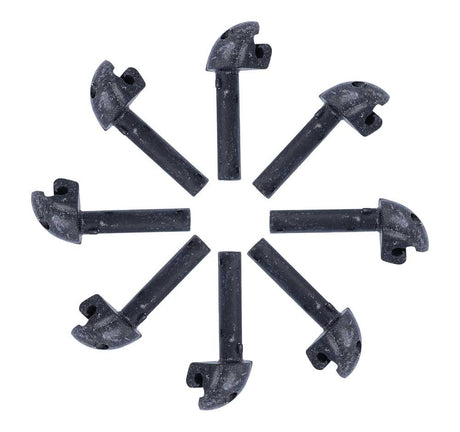 Eurofender spatd ef bev clip pvc zw set a 8