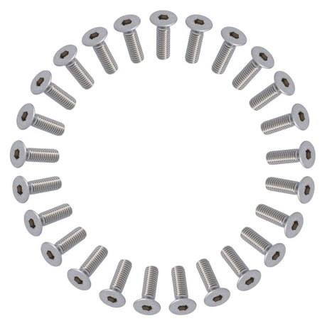 Wuerth anp bout m6x20 inbus rvs iso10642 a2-07 ds a 25